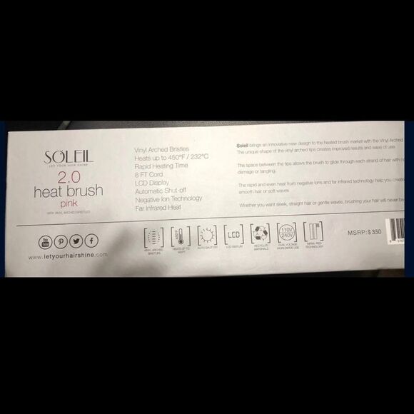 Soleil 2.0 Heat Brush *NEW* MSRP $350 - Picture 9 of 10